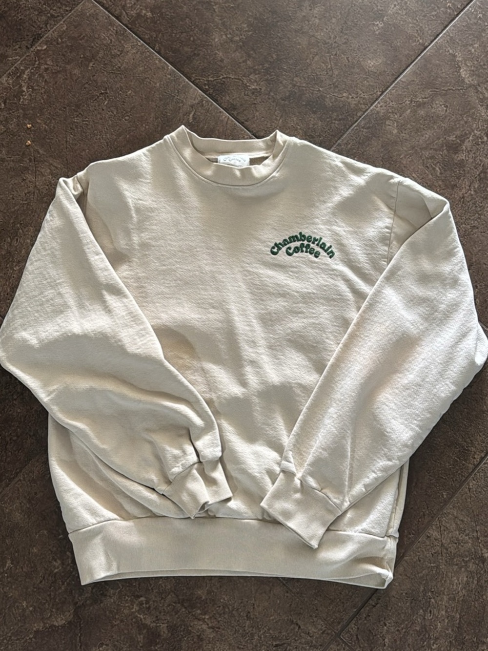 Cream Crewneck Sweatshirt